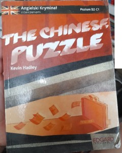Kevin Hadley "The Chinese Puzzle" kryminał z ćwiczeniami używane