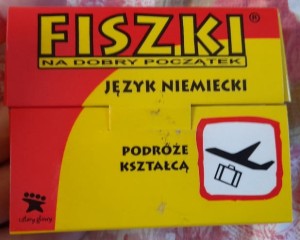 Język niemiecki "Fiszki na dobry początek. Podróże kztałcą"  używane