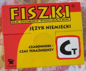 Język niemiecki "Fiszki na dobry początek. Czasowniki - Czas teraźniejszy" nowe