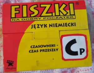 Język niemiecki "Fiszki na dobry początek. Czasowniki - Czas przeszły" używane