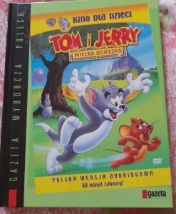 Gazeta Wyborcza "Tom i Jerry. Wielka ueiczka" film na DVD + książeczka używane